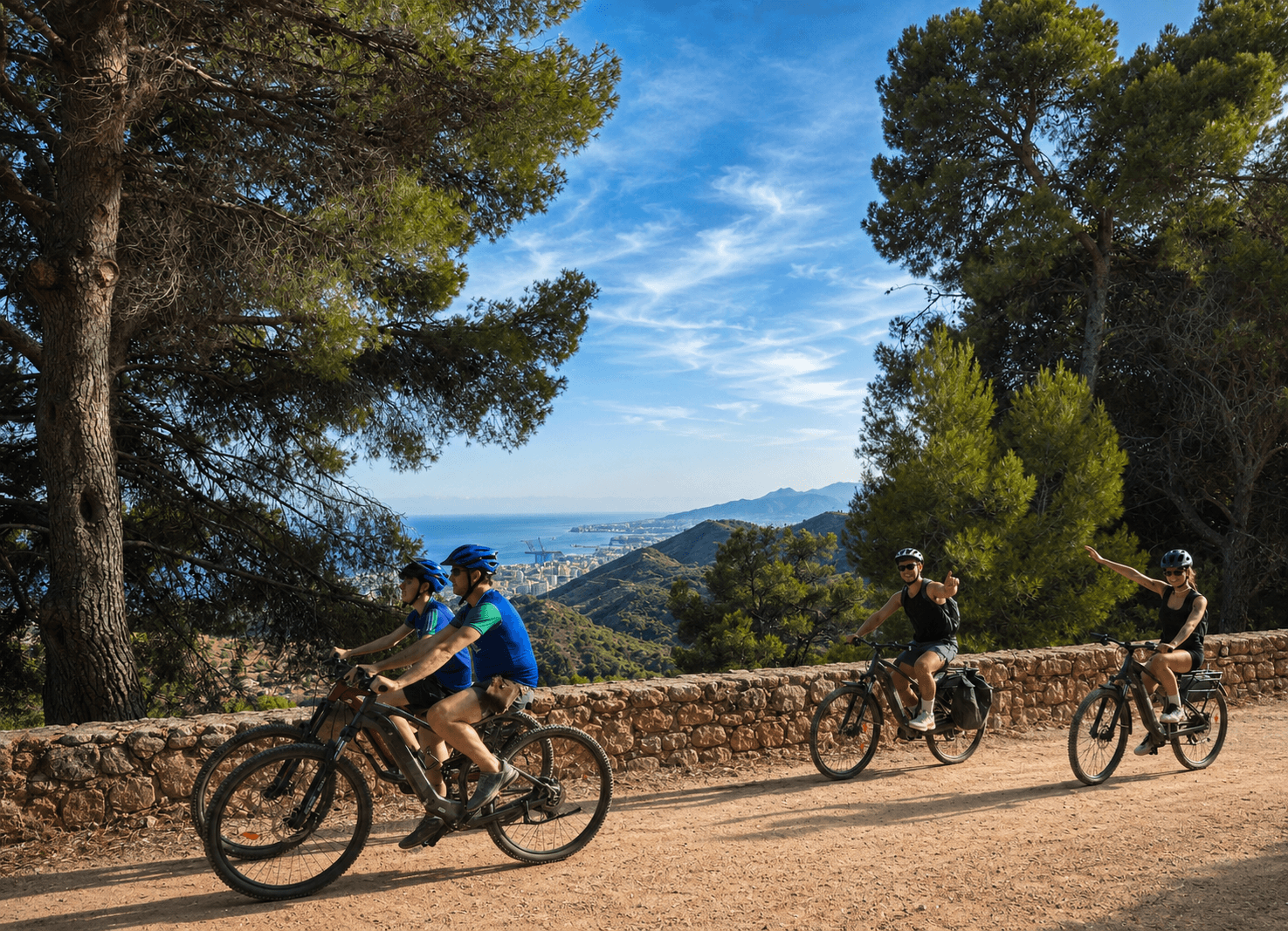 Montes de Malaga electric mountain bike experience